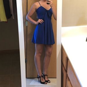 Royal Blue A-line dress